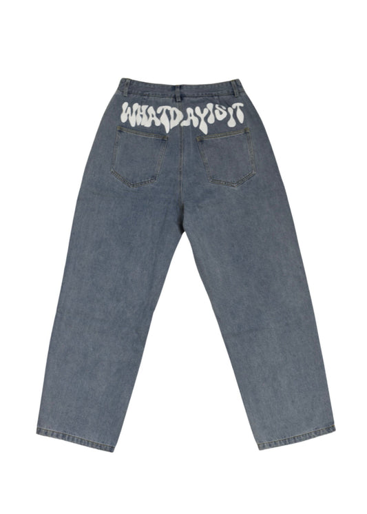 BIGGIE BAGGIES UNISEX OVERSIZED 90s CUT JEANS - PRE ORDER NOW