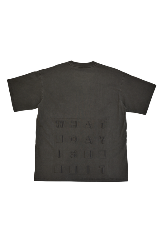 NO DAYS OFF TEE - CHARCOAL