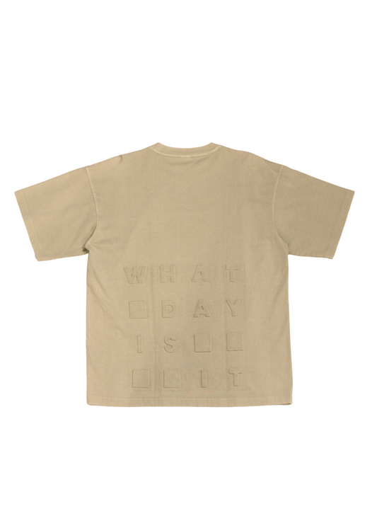 NO DAYS OFF TEE - APRICOT