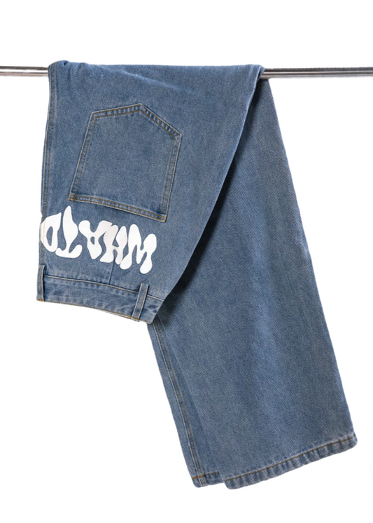 BIGGIE BAGGIES UNISEX OVERSIZED 90s CUT JEANS - PRE ORDER NOW