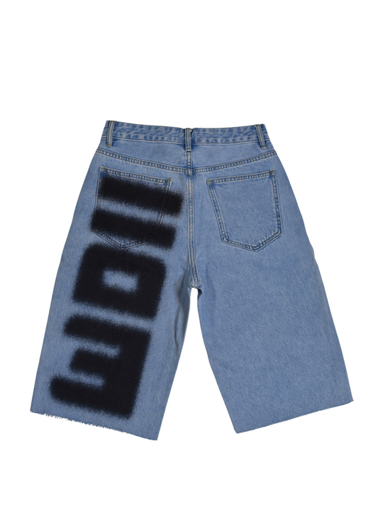 SPACE JAMMERS JORTS - BLUE DENIM