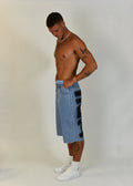 SPACE JAMMERS JORTS - BLUE DENIM