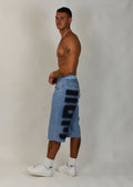 SPACE JAMMERS JORTS - BLUE DENIM