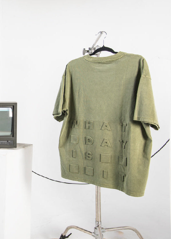 NO DAYS OFF TEE - OLIVE